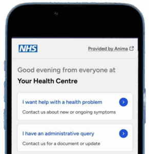 Amina access via mobile phone